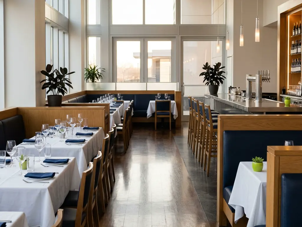 Restaurant cleaning: Fine dining, cafés, bakeries and quick-service: dining rooms, bars, restrooms and back-of-house ready for the first guest.